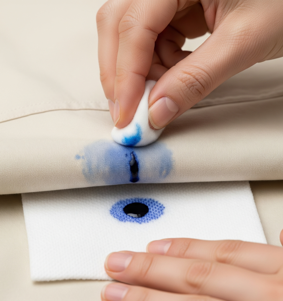 remove ink from clothes